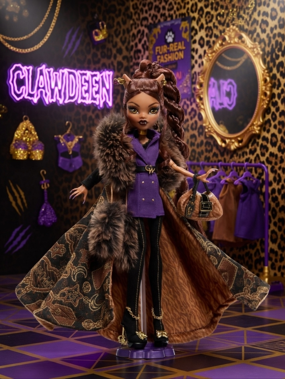 💕♡Monster High Clawdeen Wolf House Of Wolf Doll